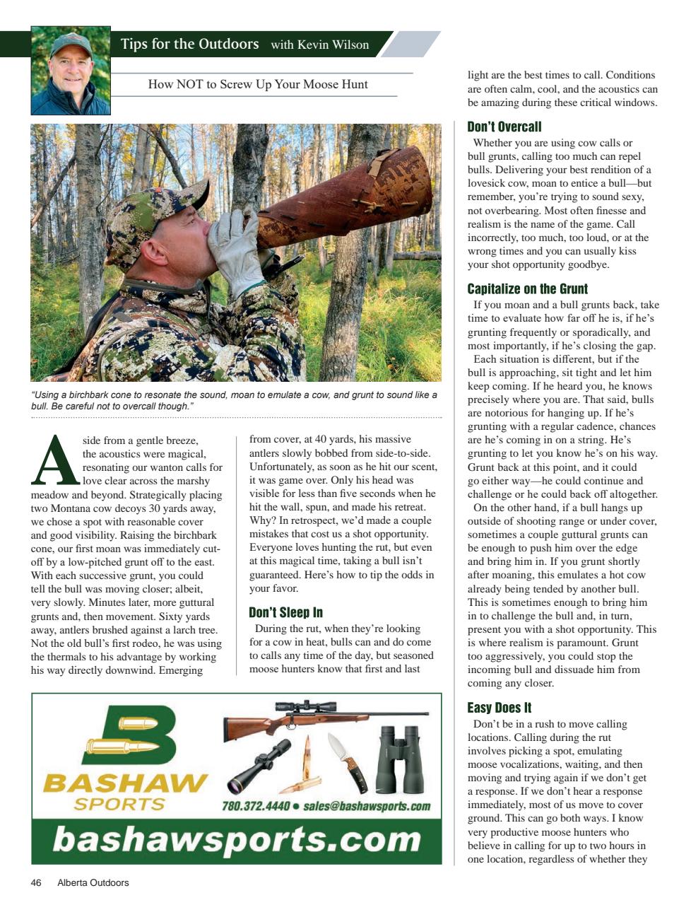 Alberta Outdoors Preview Pages