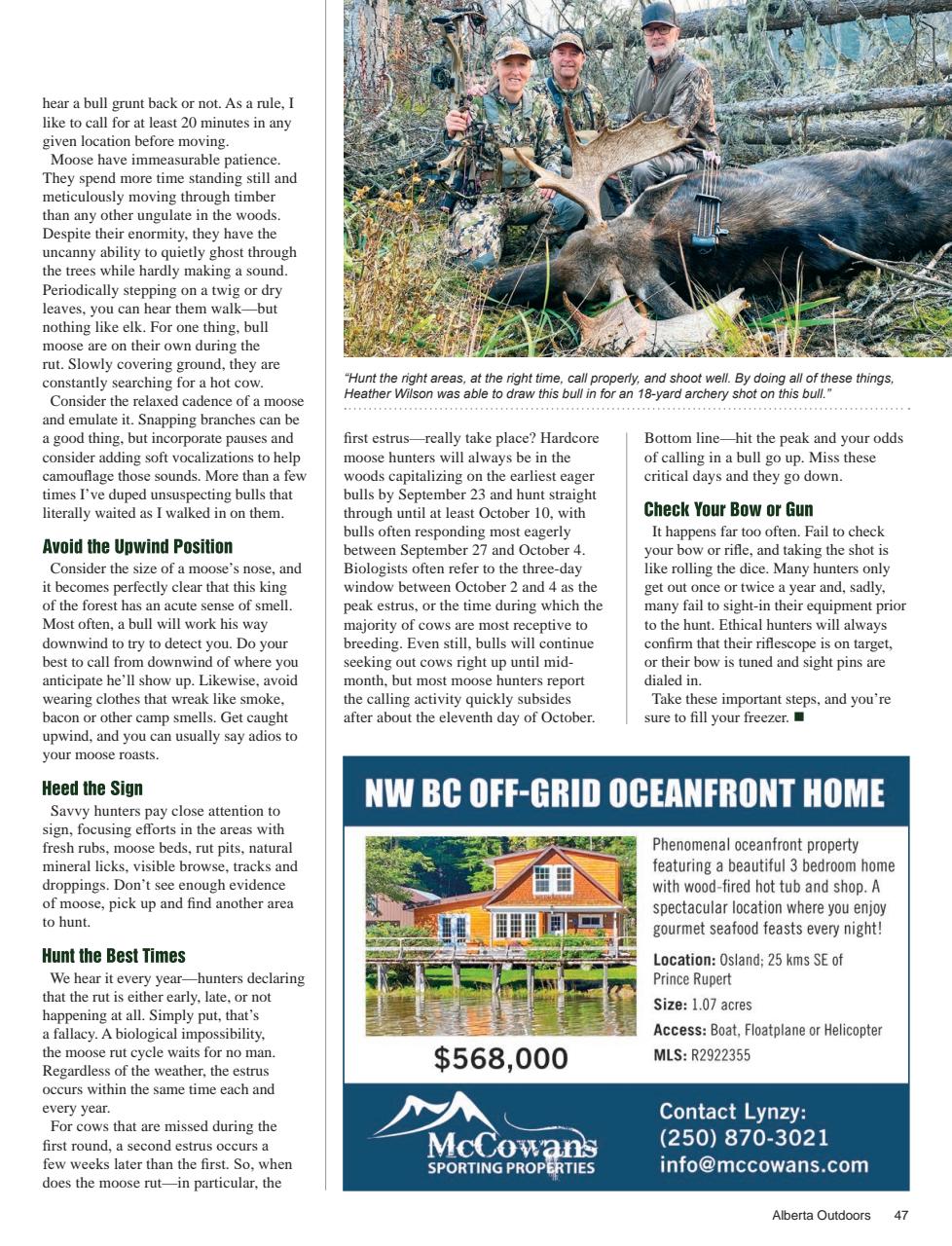 Alberta Outdoors Preview Pages