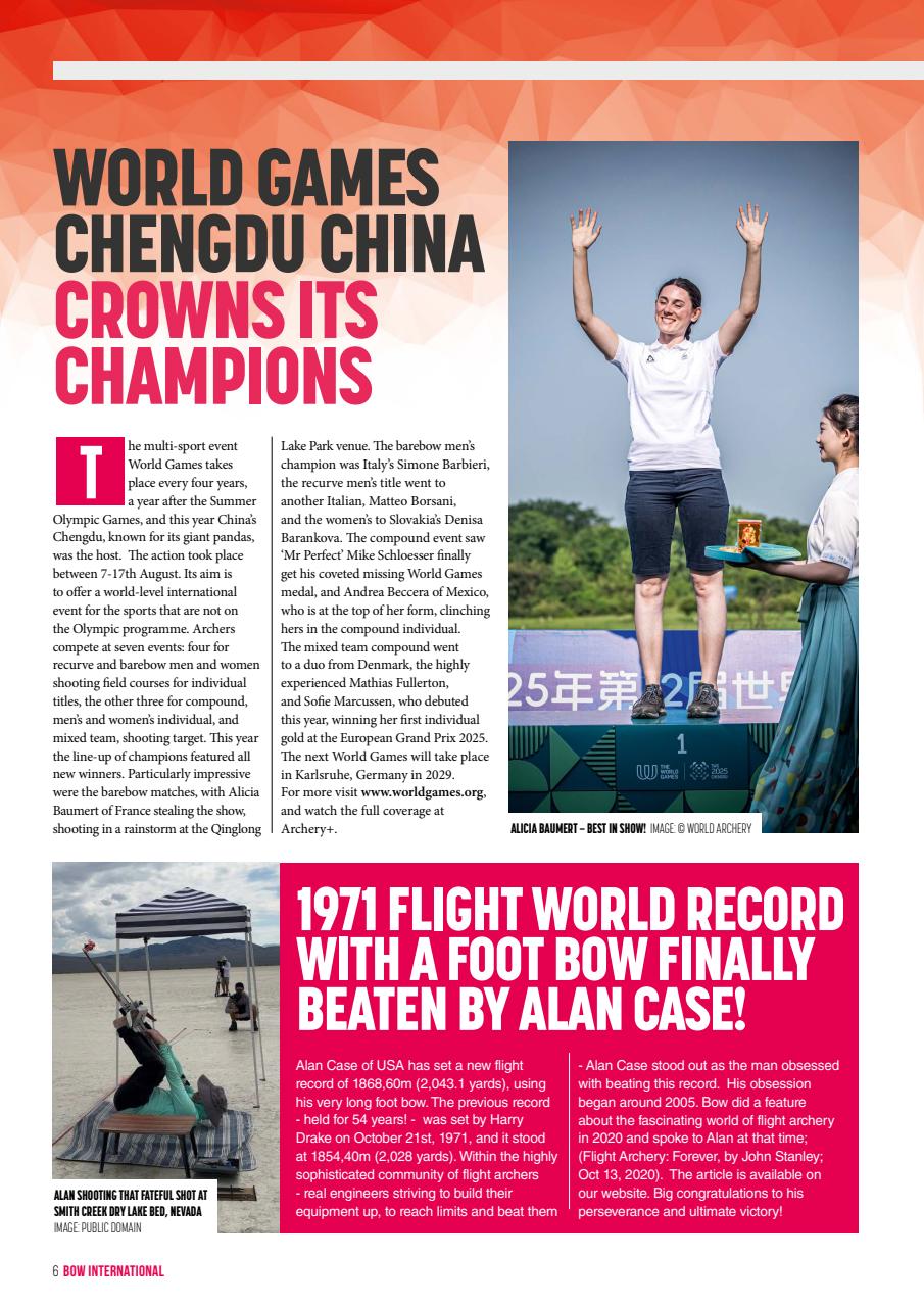 Bow International Preview Pages