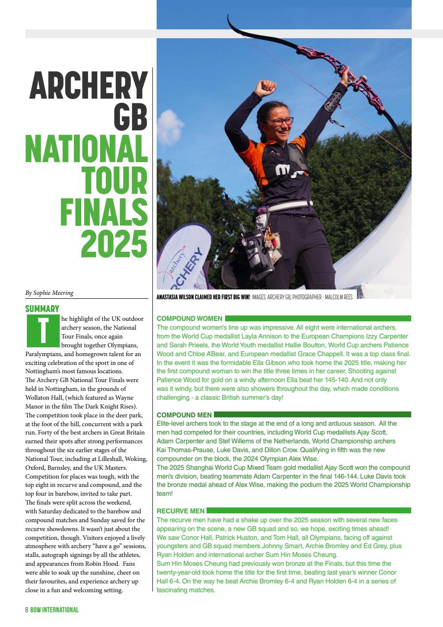 Bow International Preview Pages