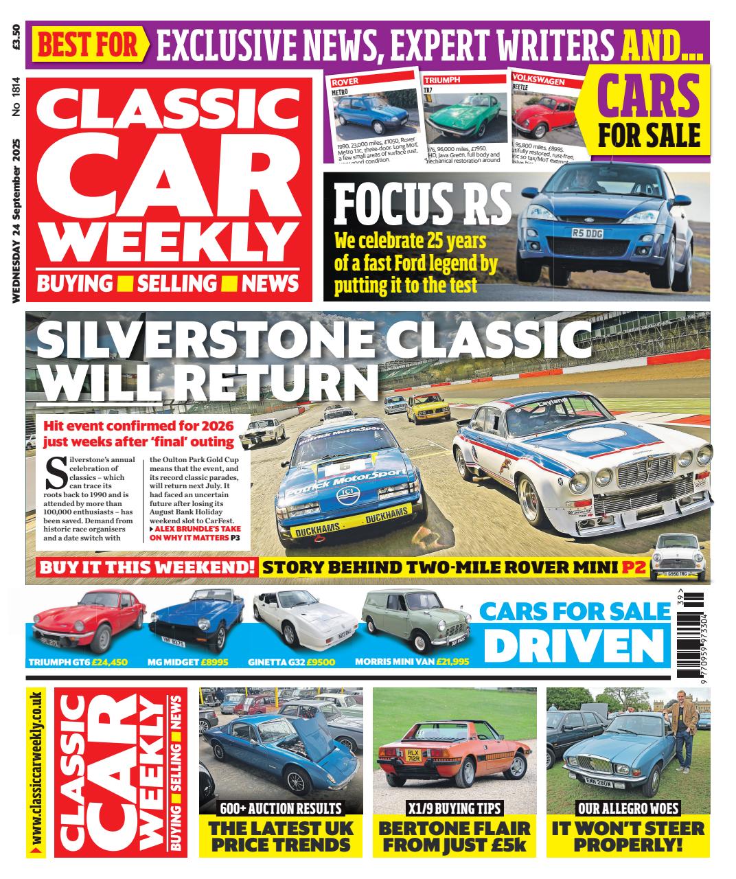 Classic Car Weekly Preview Pages