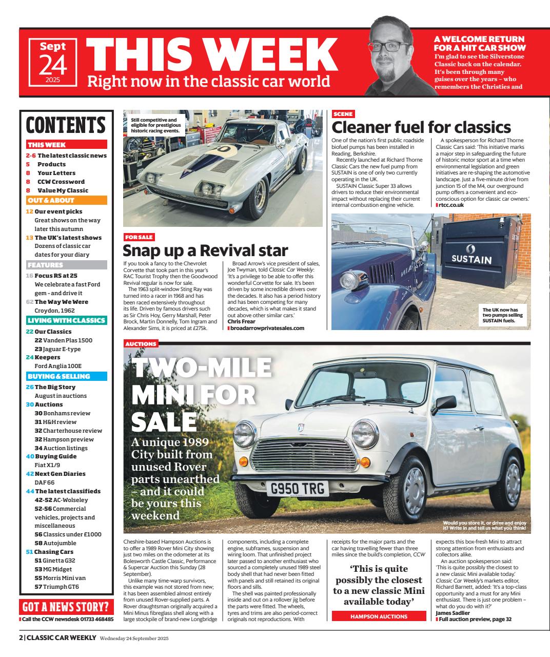 Classic Car Weekly Preview Pages