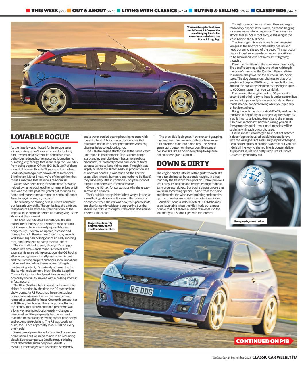 Classic Car Weekly Preview Pages