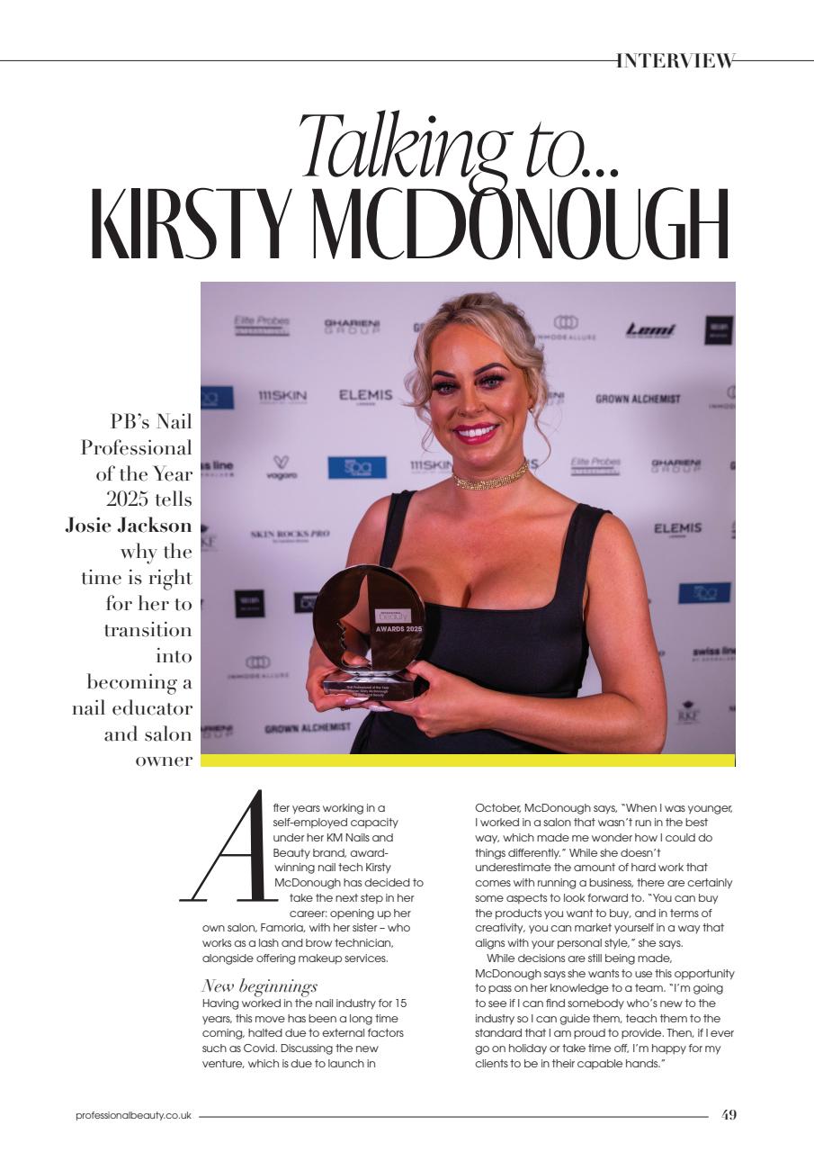 Professional Beauty Preview Pages