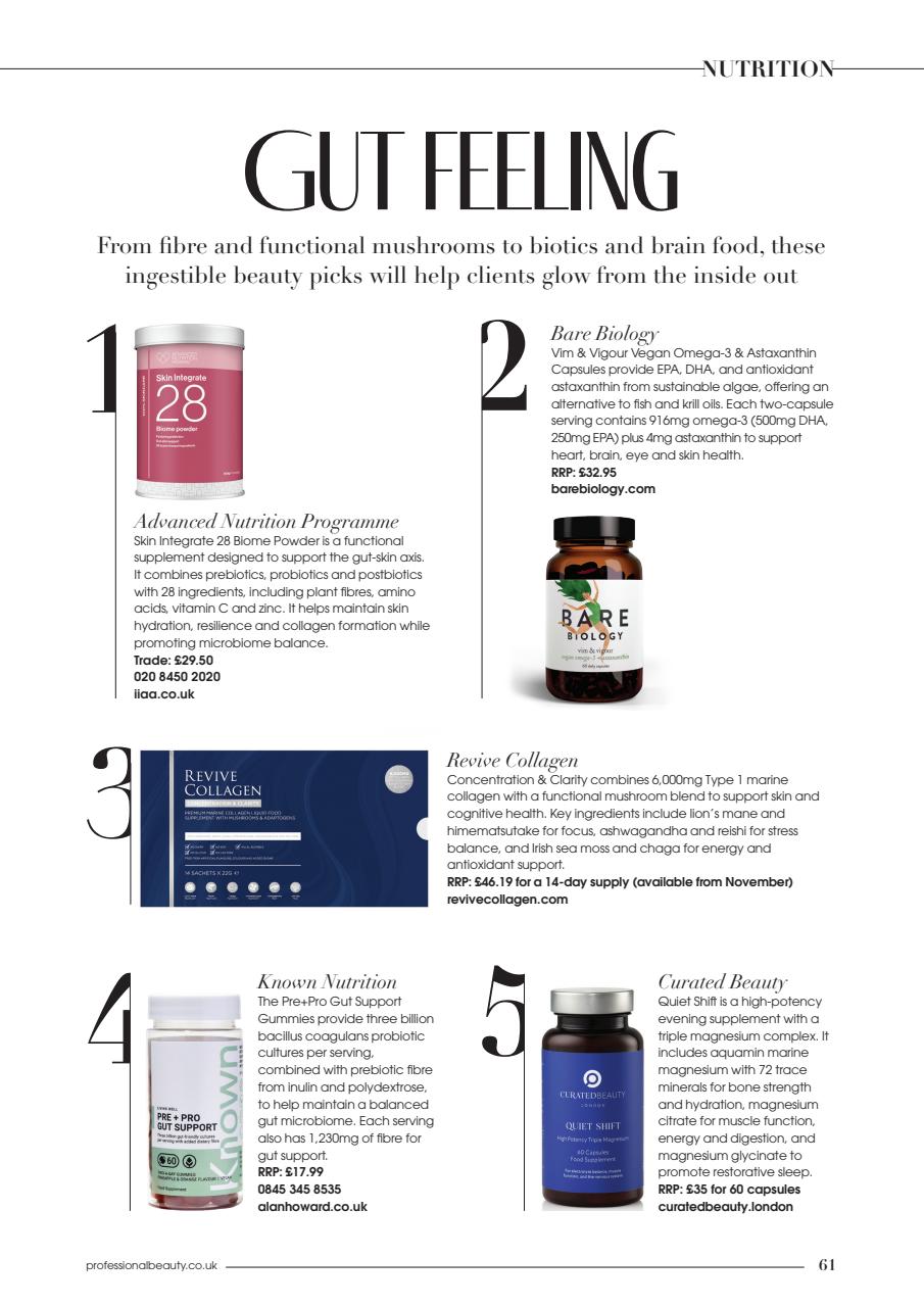 Professional Beauty Preview Pages