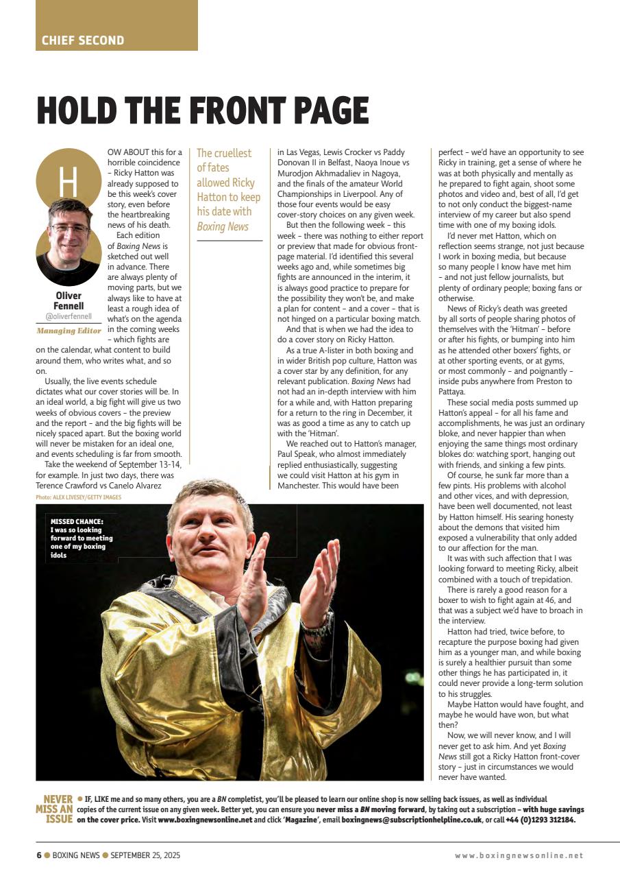 Boxing News Preview Pages