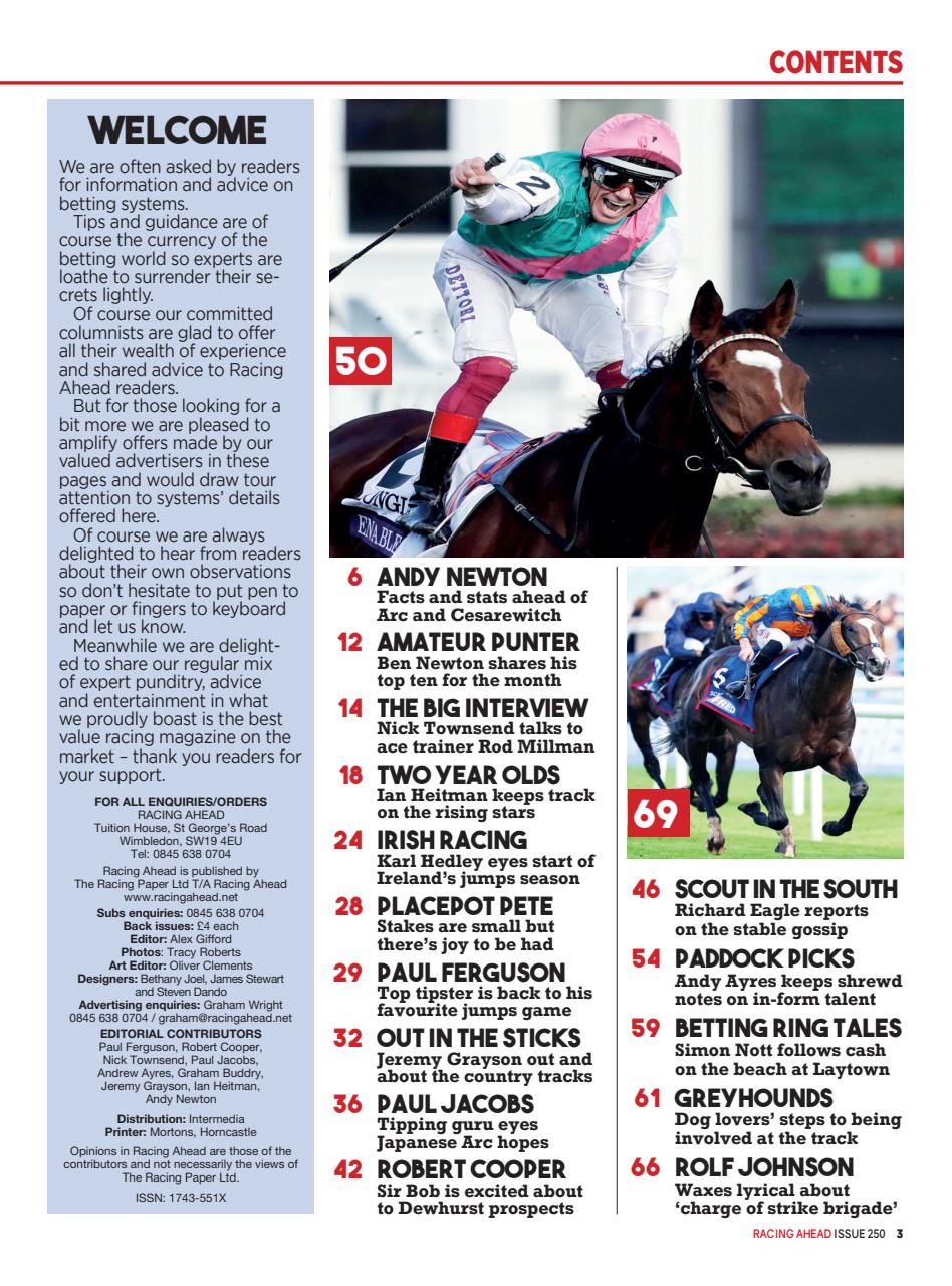 Racing Ahead Preview Pages