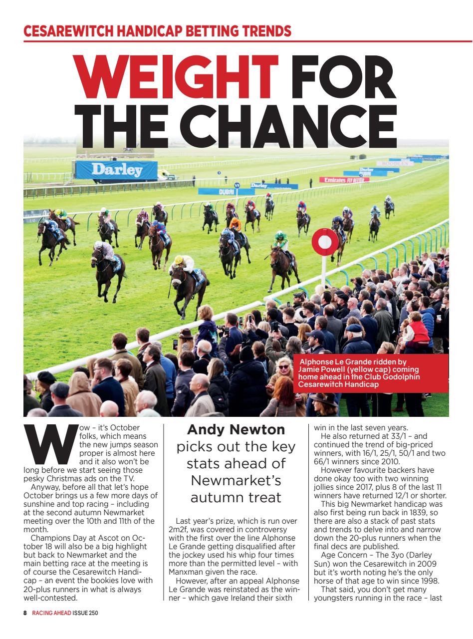 Racing Ahead Preview Pages