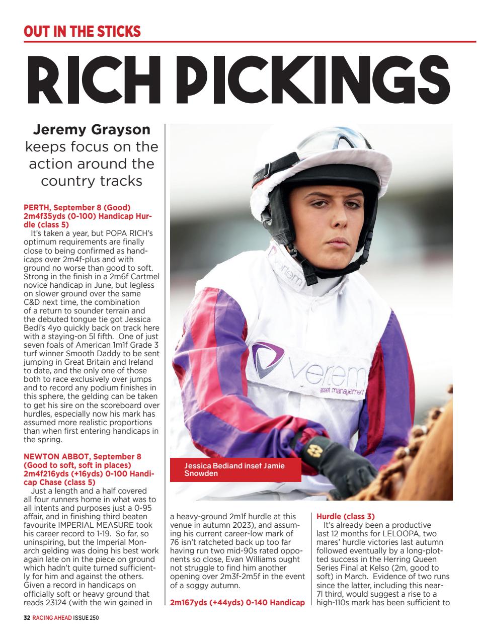 Racing Ahead Preview Pages