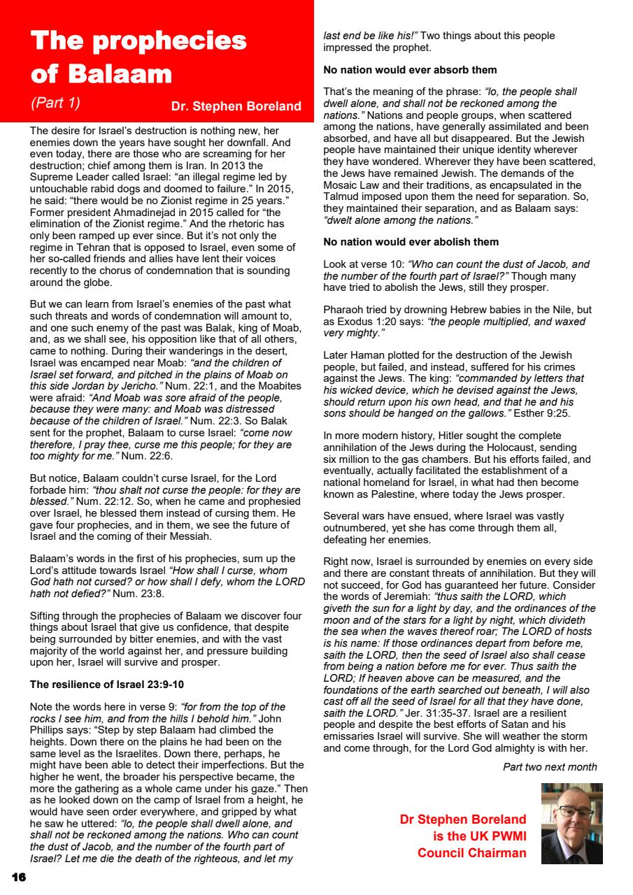 Prophetic Witness Preview Pages