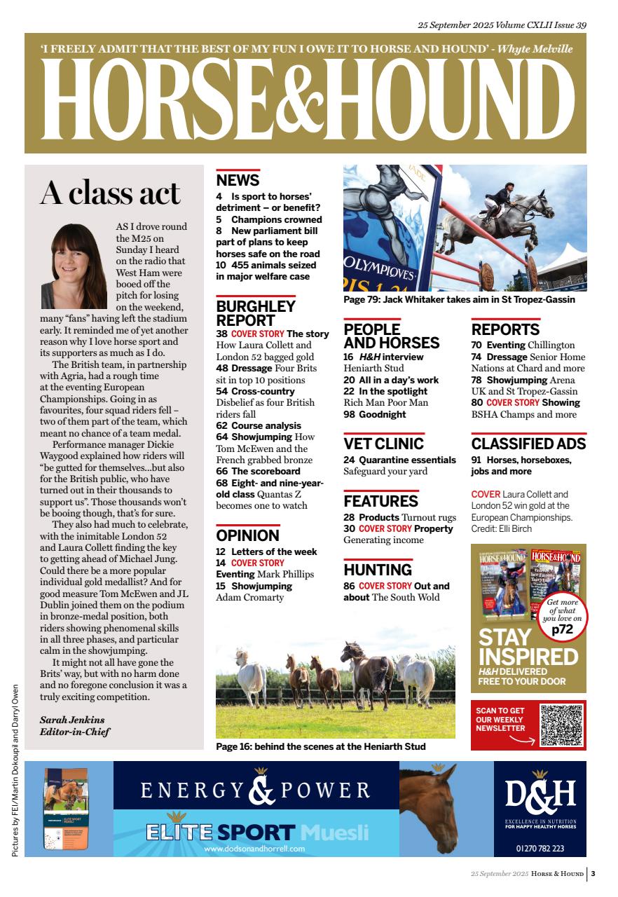 Horse & Hound Preview Pages