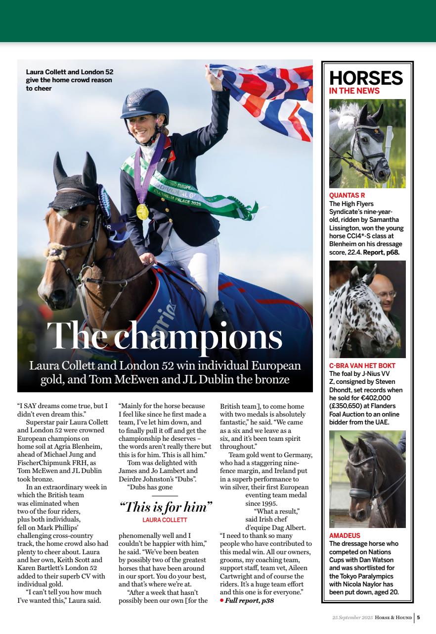 Horse & Hound Preview Pages