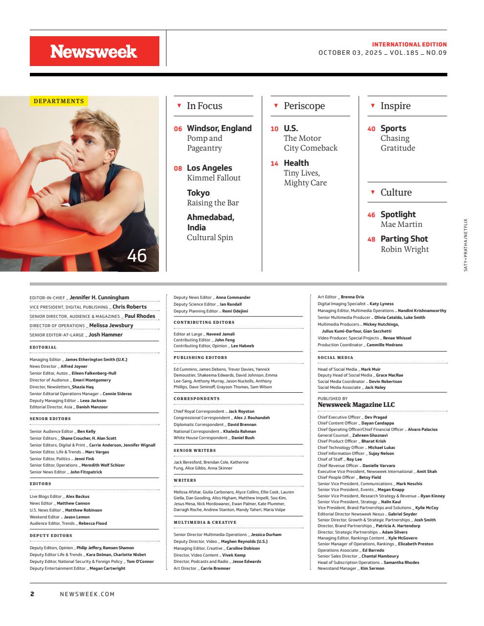 Newsweek International Preview Pages