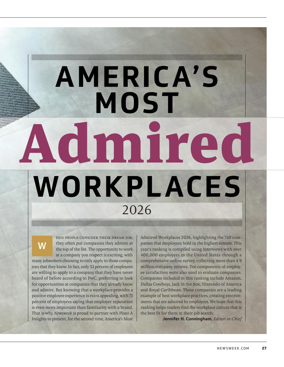 Newsweek International Preview Pages