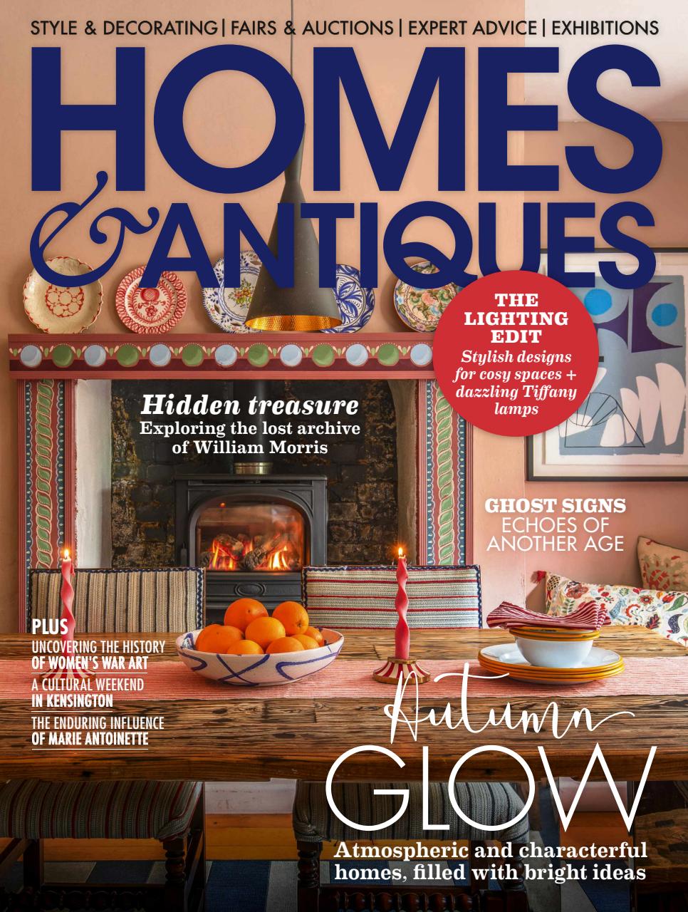 Homes & Antiques Magazine Preview Pages
