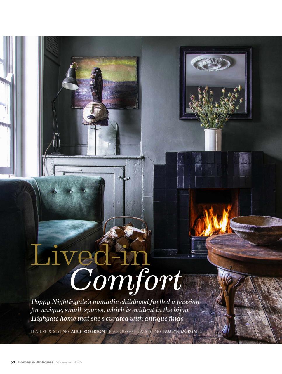Homes & Antiques Magazine Preview Pages