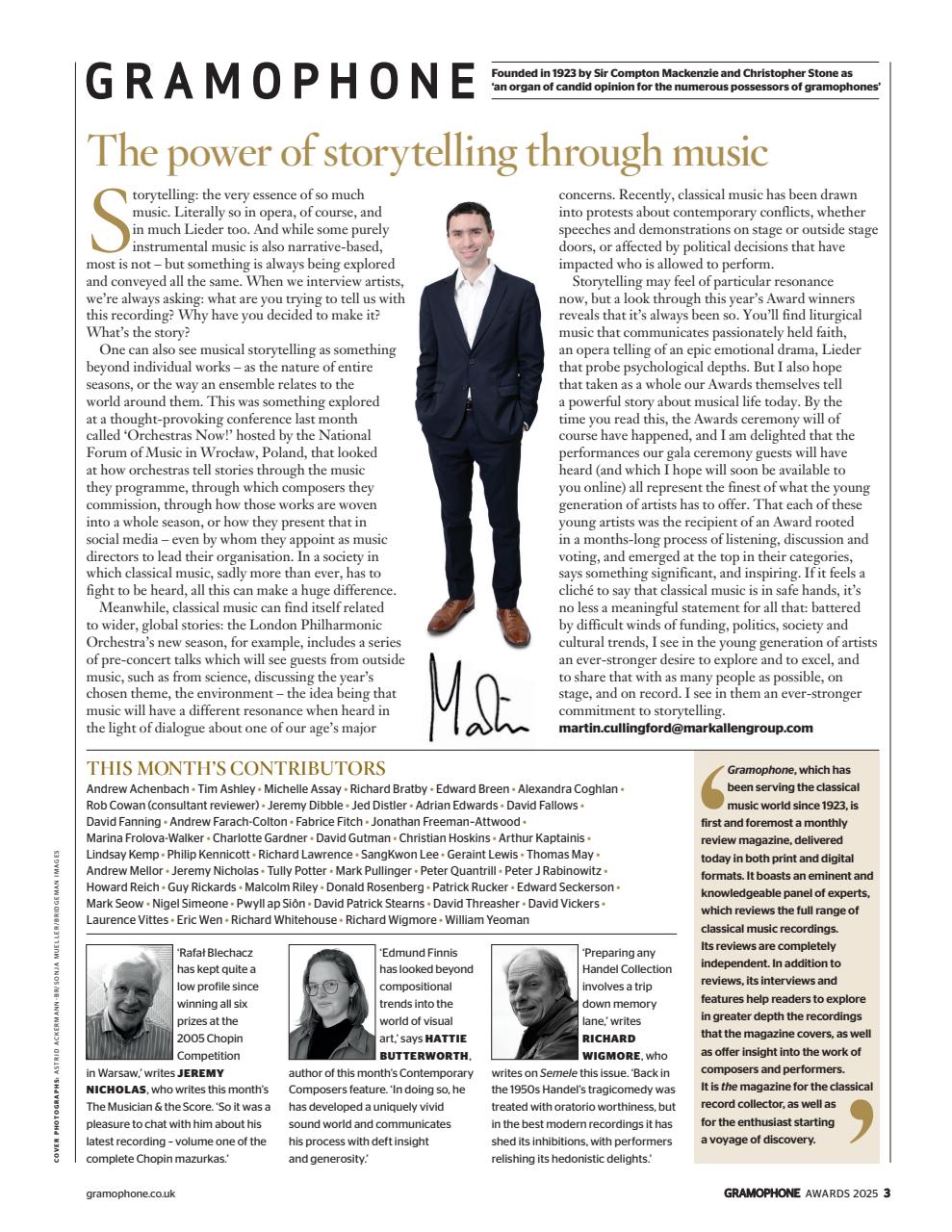 Gramophone Preview Pages