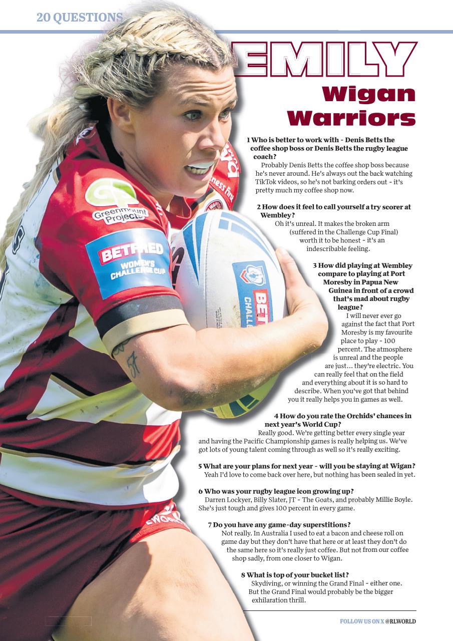 Rugby League World Preview Pages