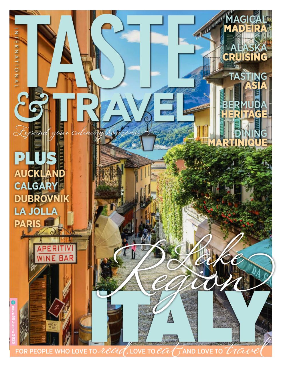 Taste & Travel International Preview Pages