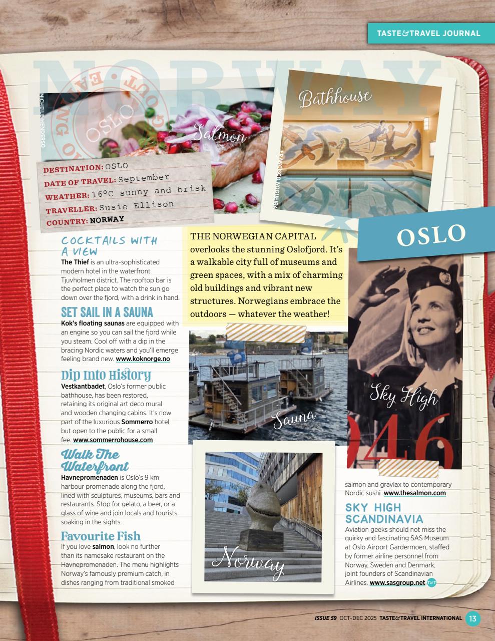 Taste & Travel International Preview Pages