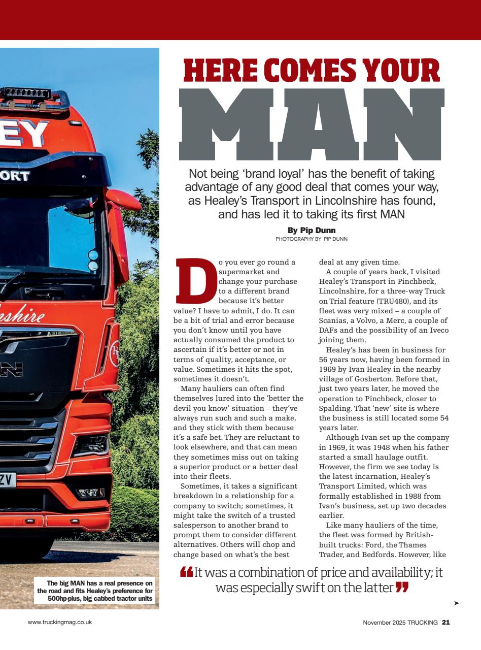 Trucking Magazine Preview Pages