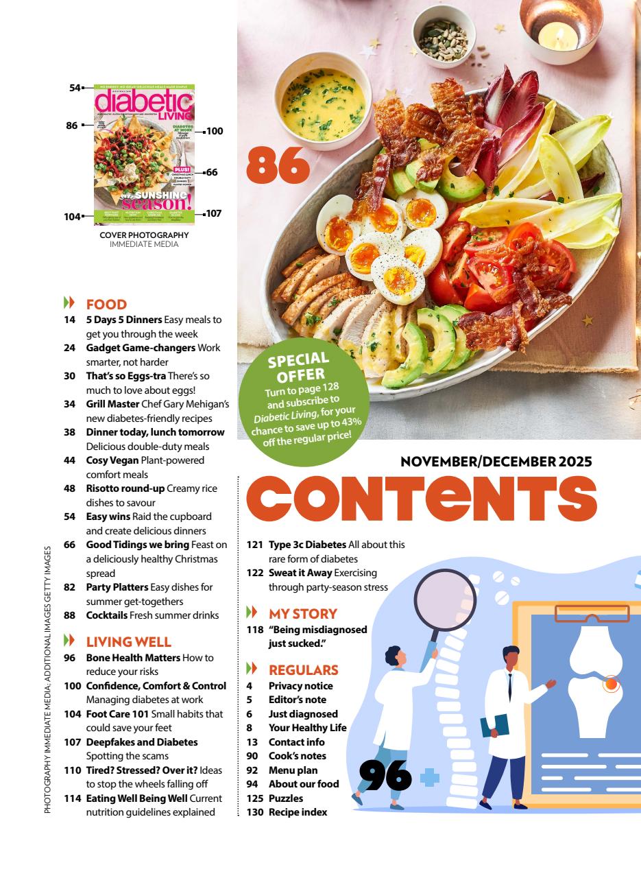 Diabetic Living Preview Pages