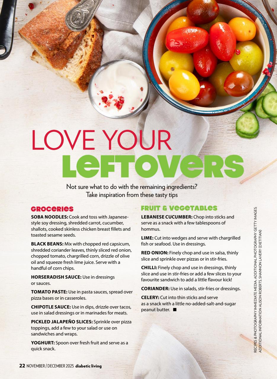 Diabetic Living Preview Pages