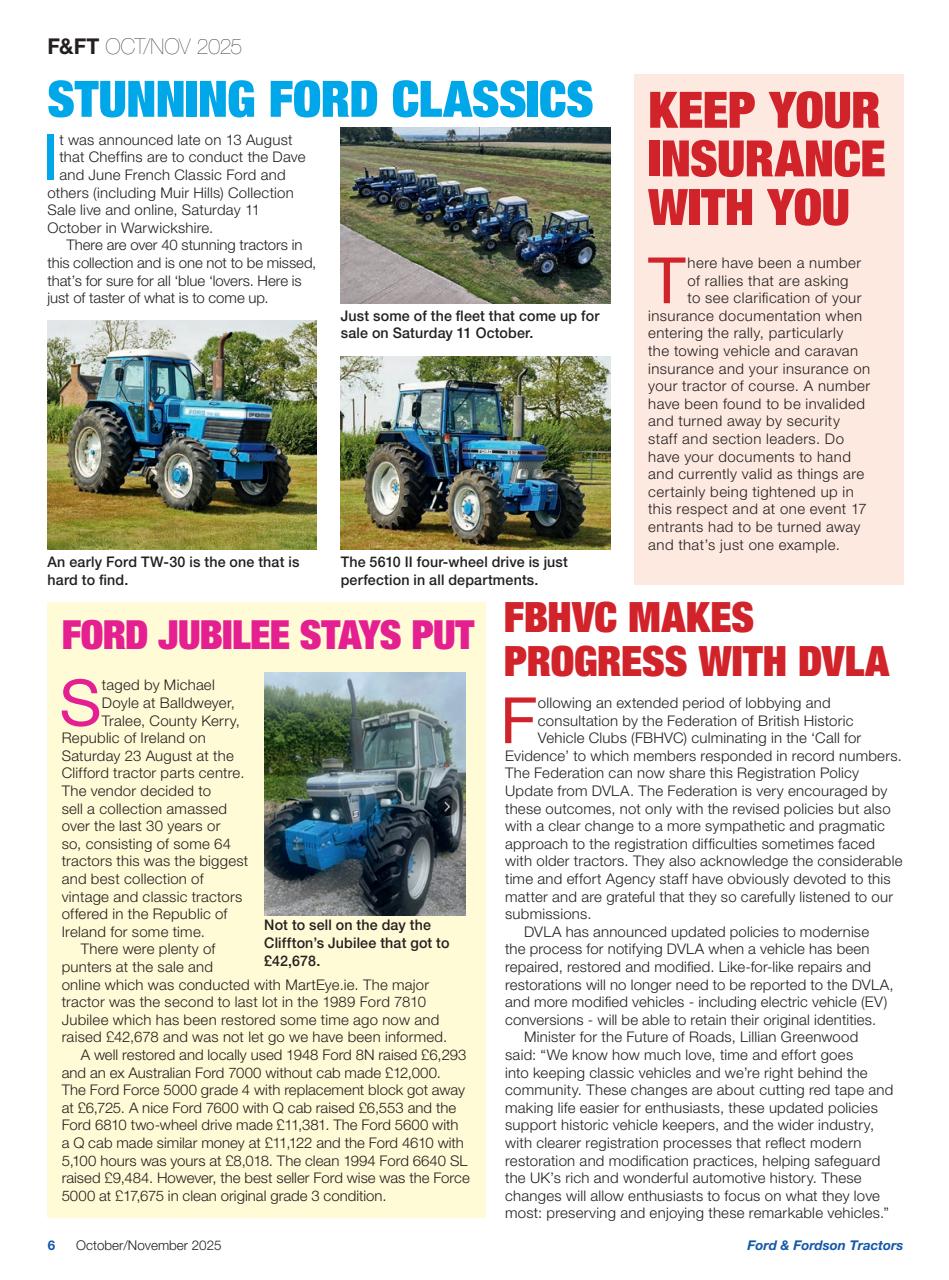 Ford & Fordson Preview Pages
