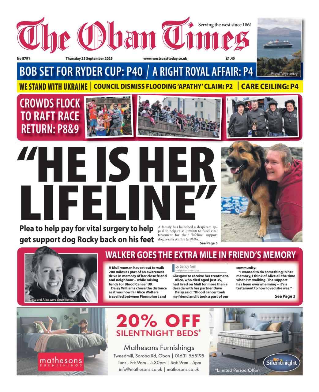 The Oban Times & Lochaber Times Preview Pages