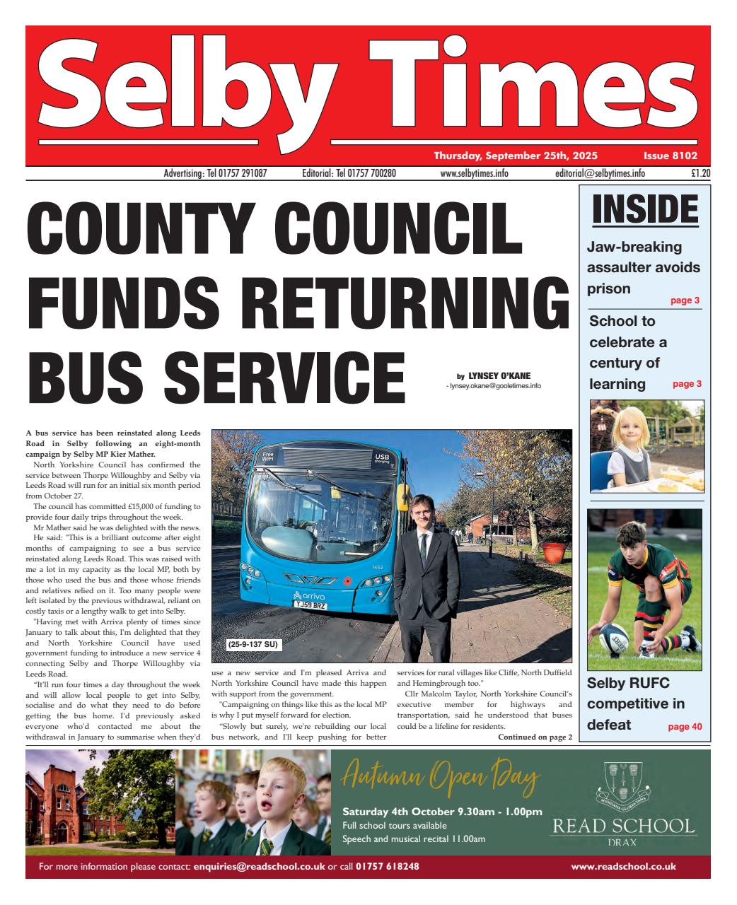 Selby Times Preview Pages