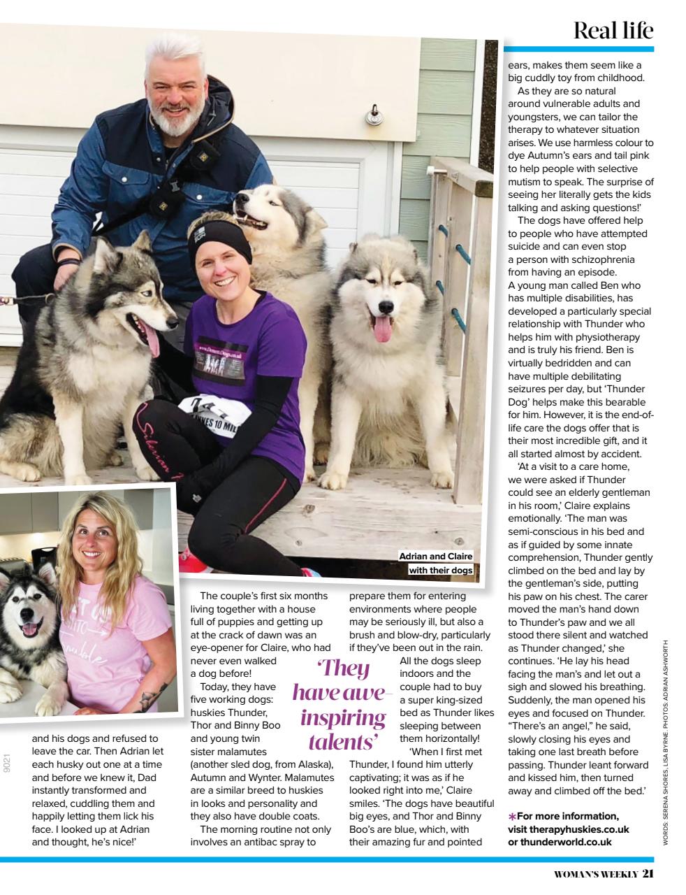 Woman's Weekly Preview Pages