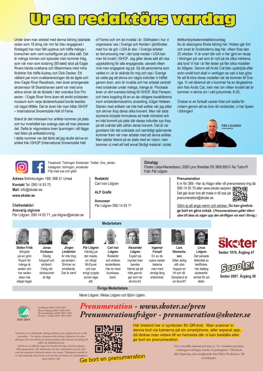 Tidningen Snöskoter Preview Pages