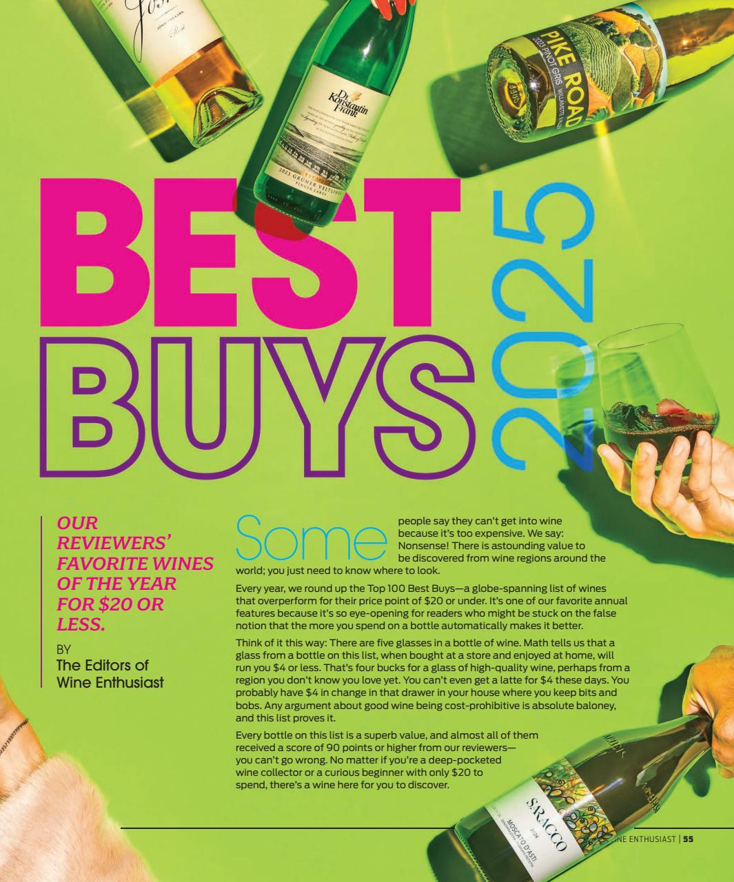 Wine Enthusiast Preview Pages