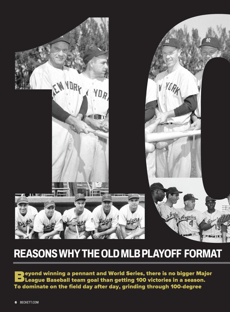 Beckett Baseball Magazine Preview Pages