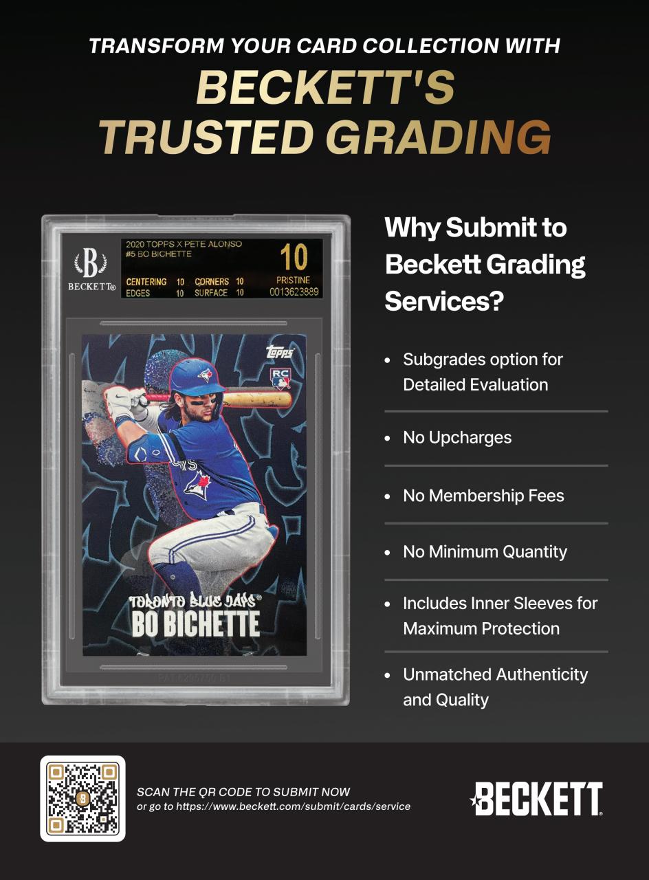 Beckett Baseball Magazine Preview Pages