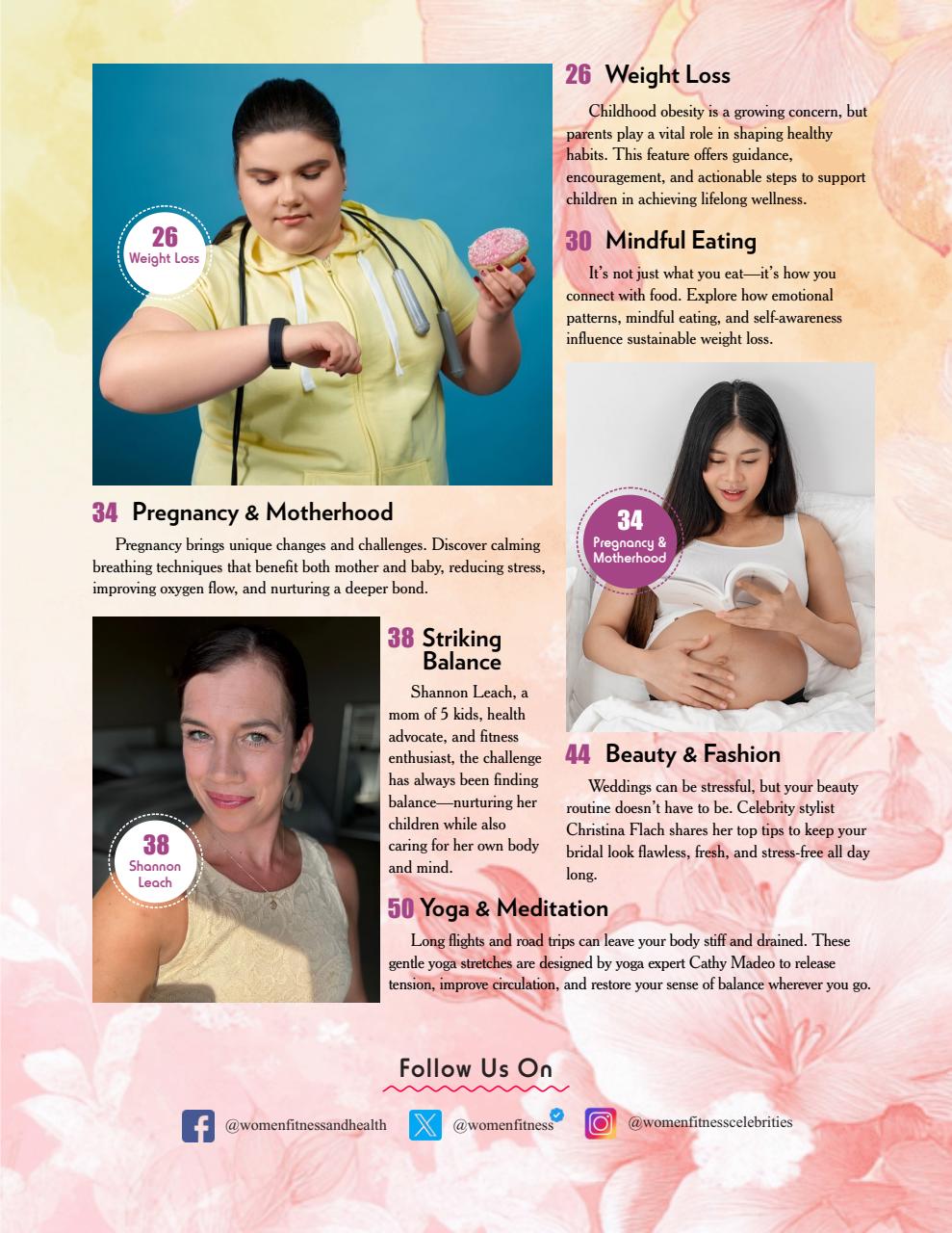 Women Fitness Preview Pages