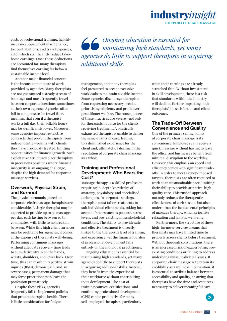 Massage World Preview Pages