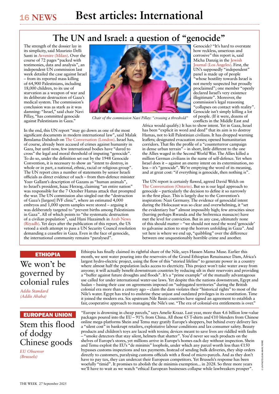 The Week Preview Pages