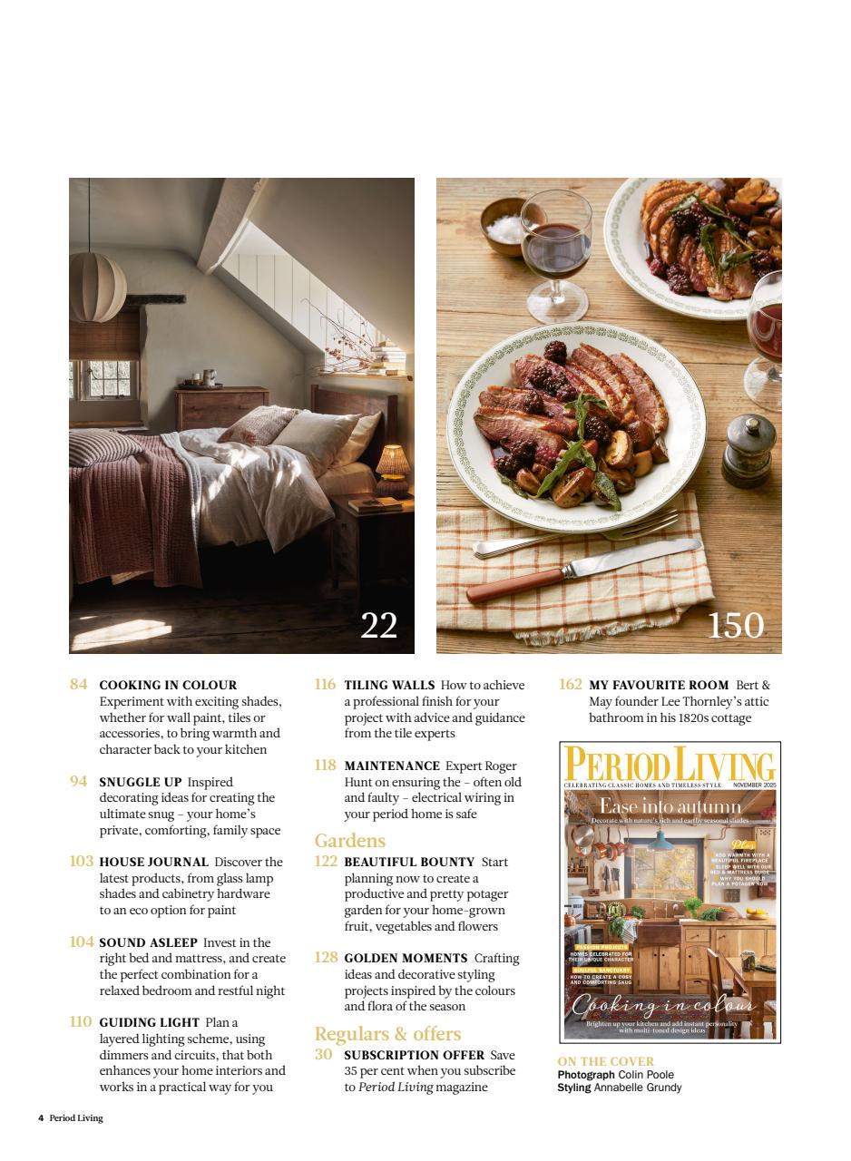 Period Living Magazine Preview Pages
