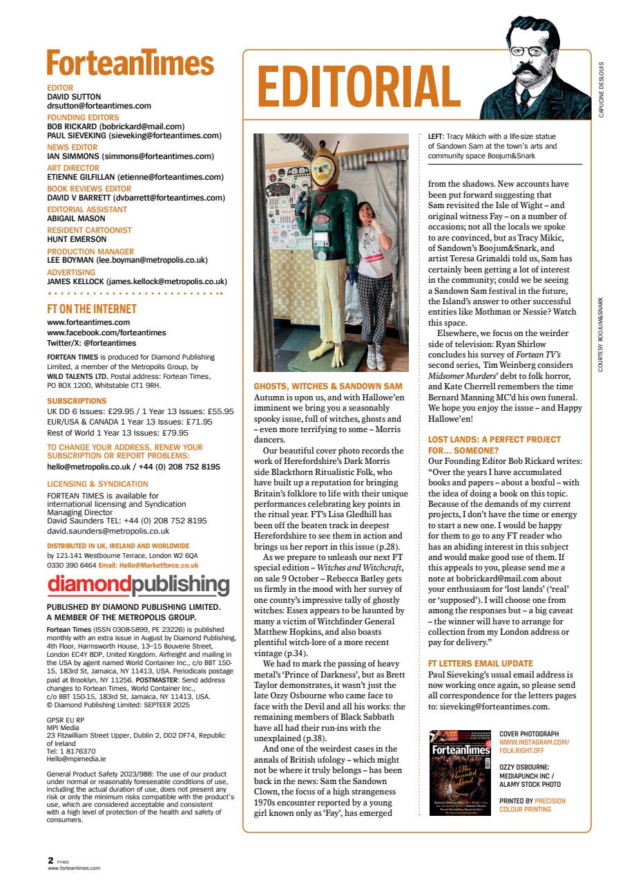 Fortean Times Preview Pages