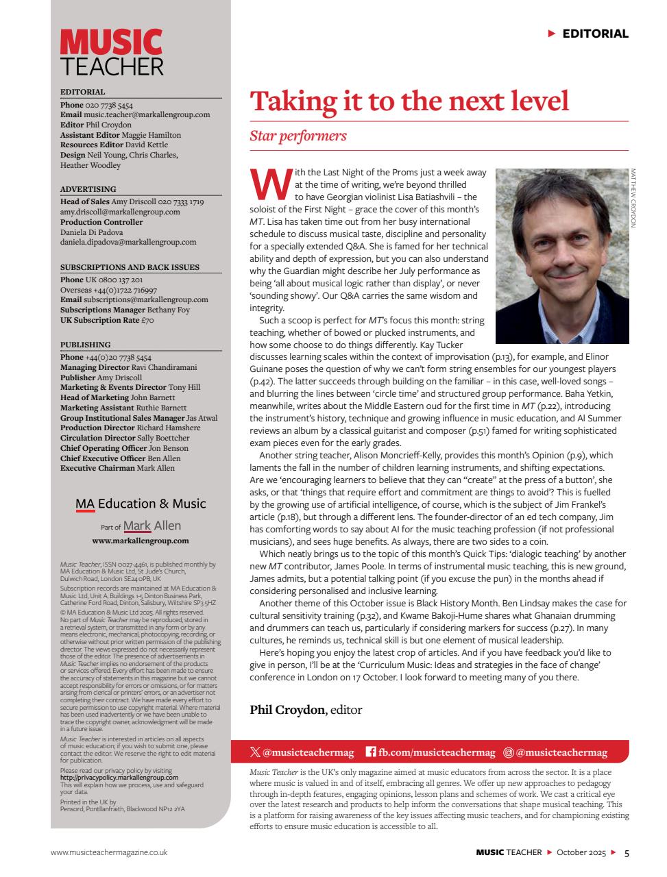 Music Teacher Preview Pages