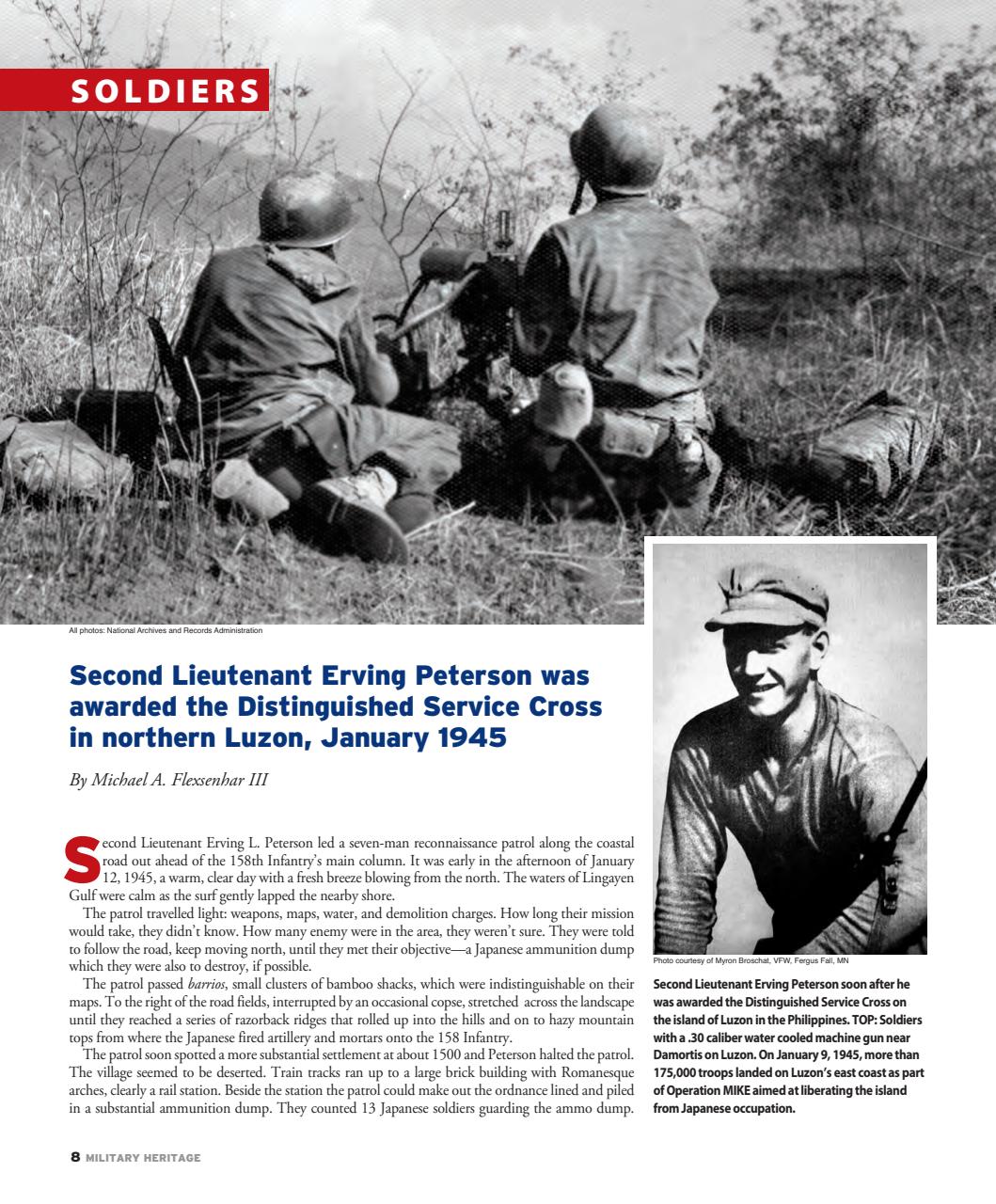 Military Heritage Preview Pages