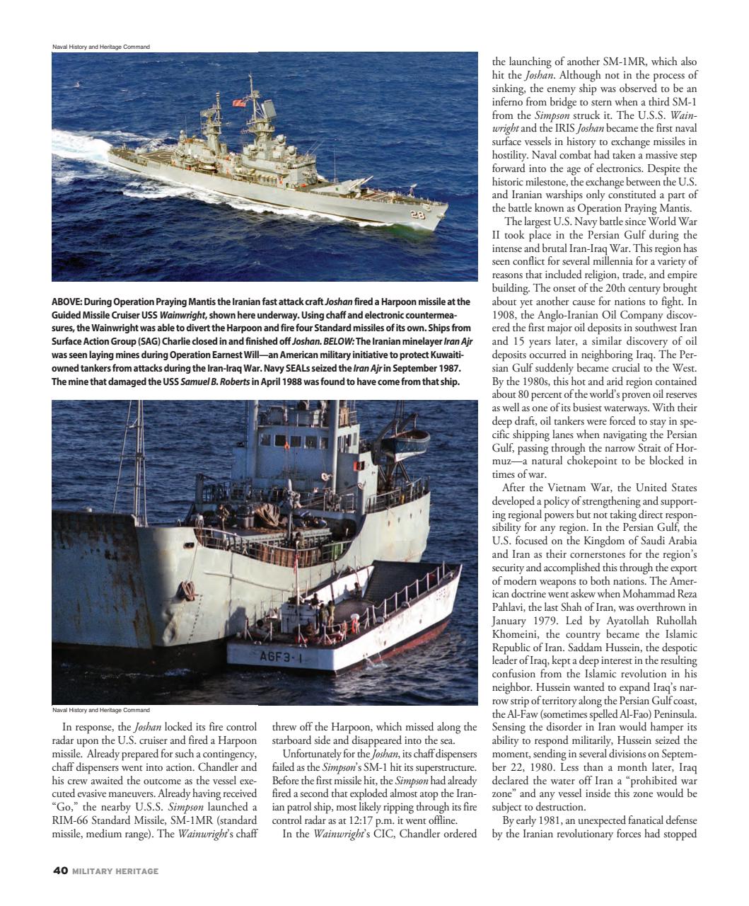 Military Heritage Preview Pages