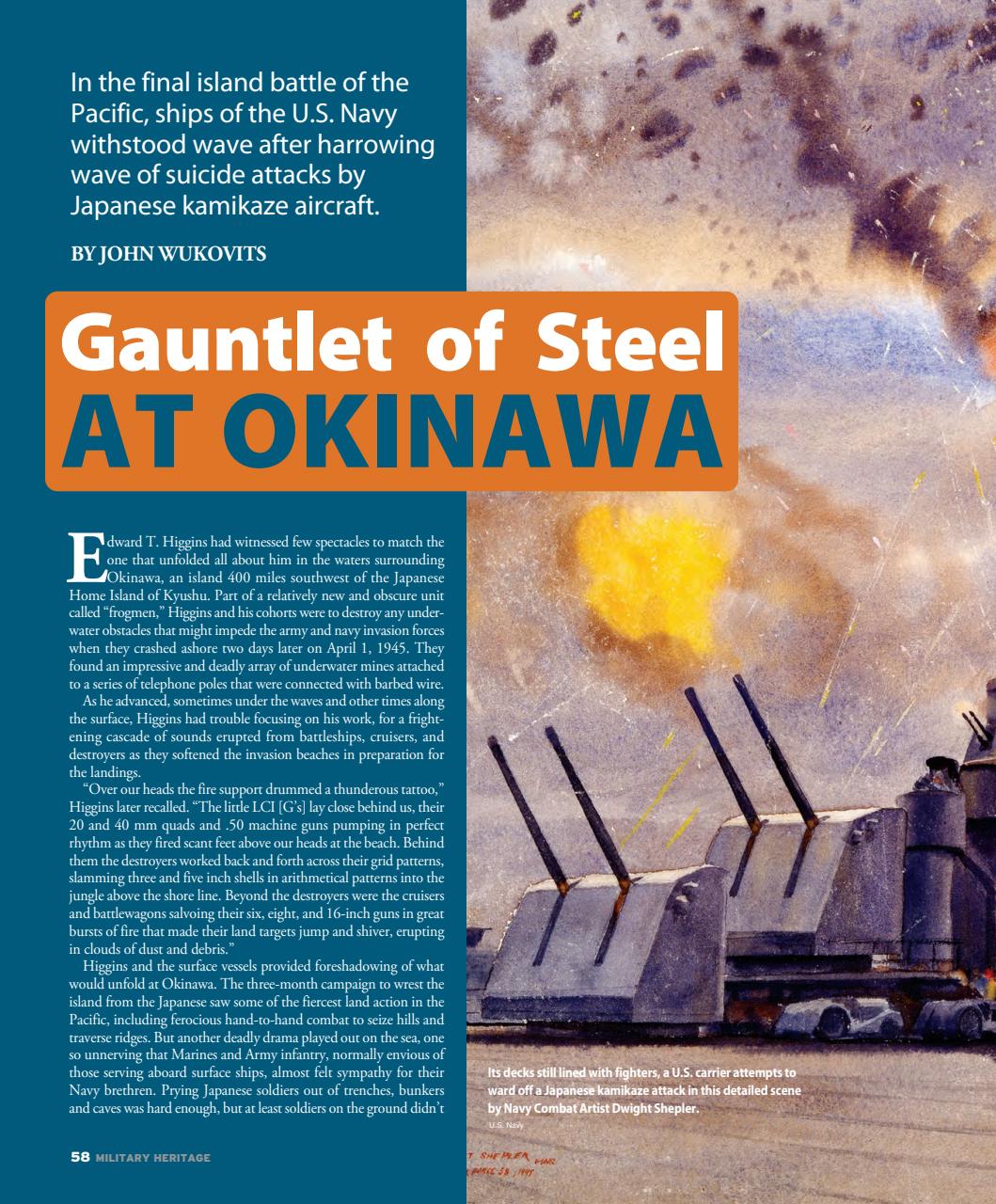 Military Heritage Preview Pages