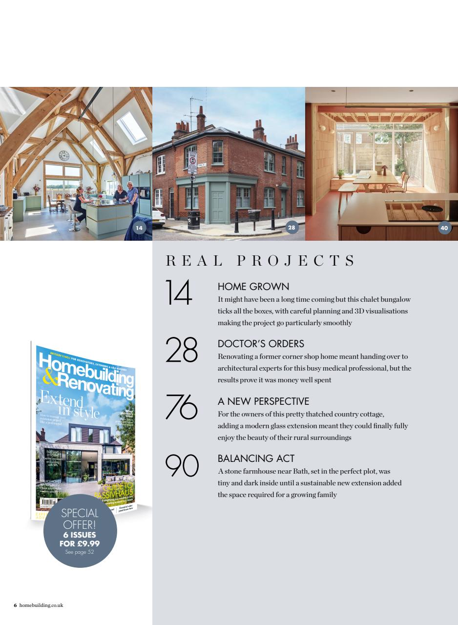 Homebuilding & Renovating Magazine Preview Pages