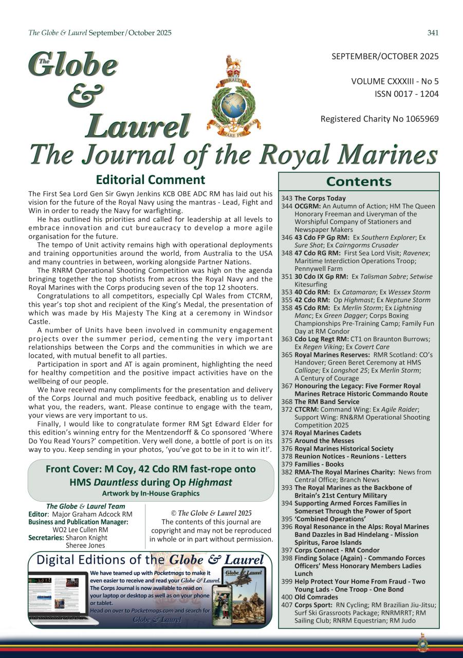 Globe & Laurel Preview Pages