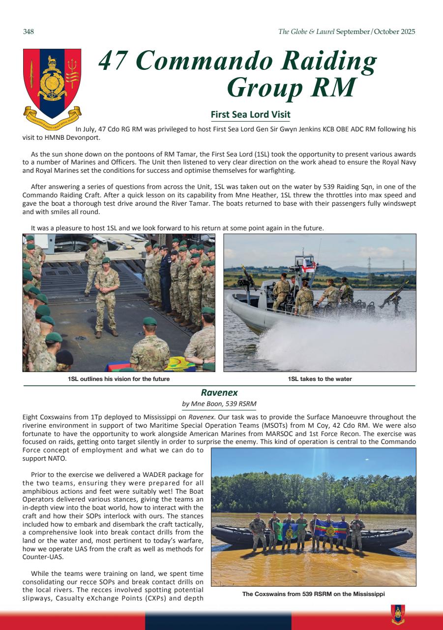 Globe & Laurel Preview Pages