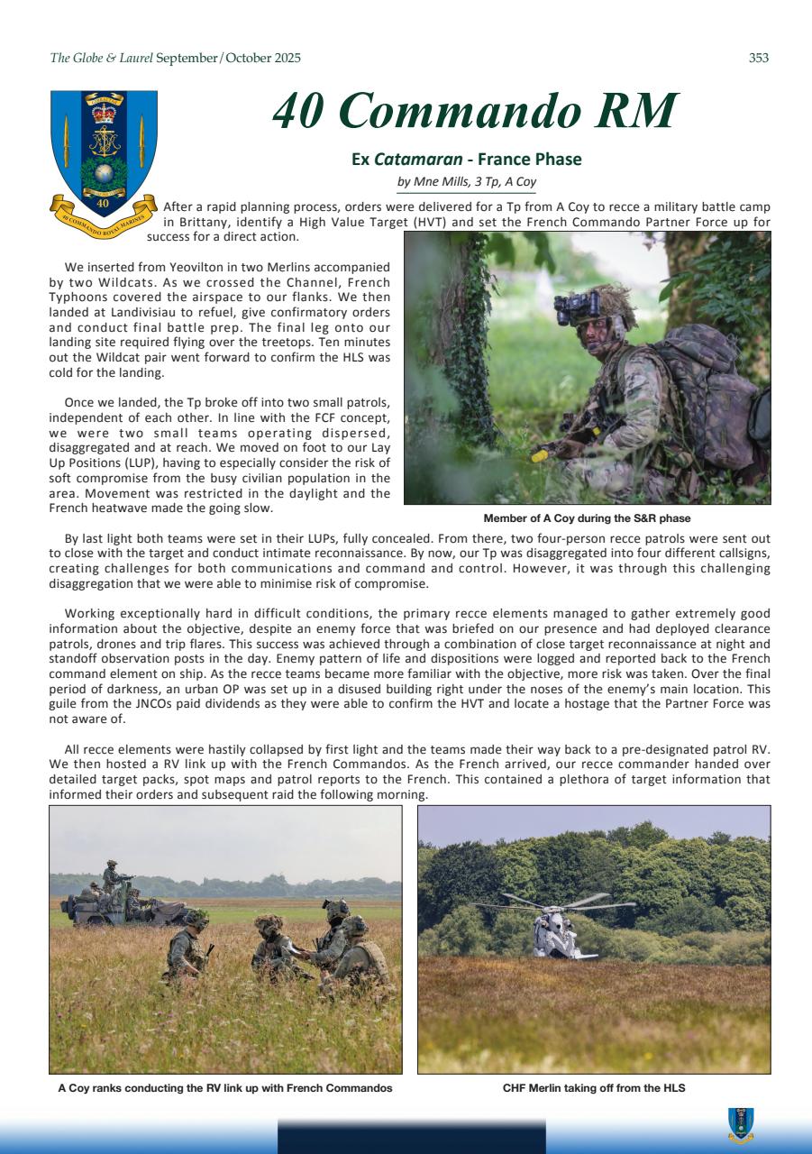 Globe & Laurel Preview Pages