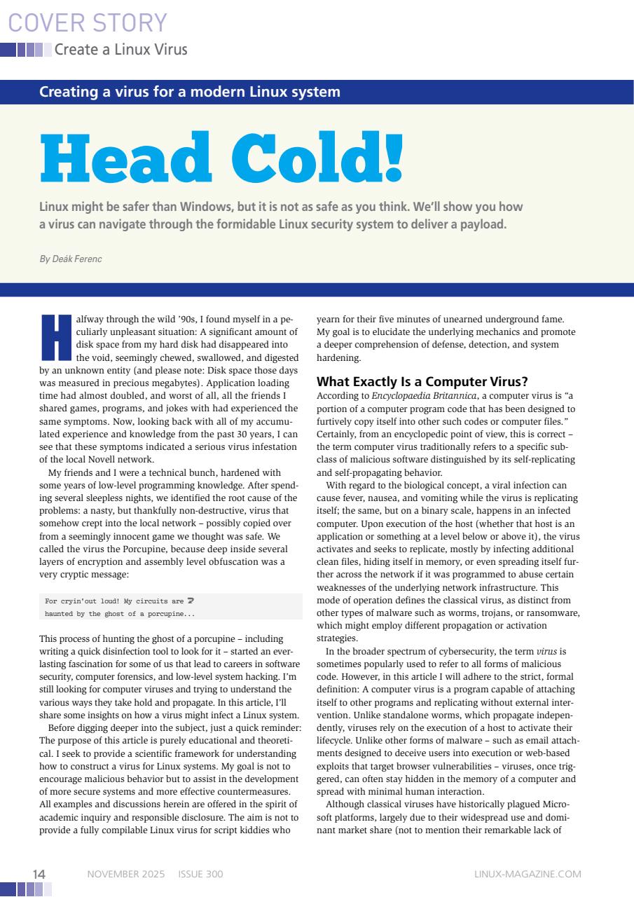 Linux Magazine Preview Pages