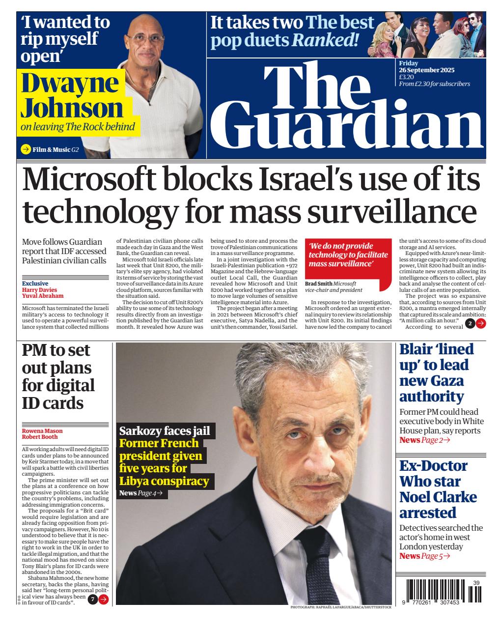 The Guardian Newspaper Preview Pages